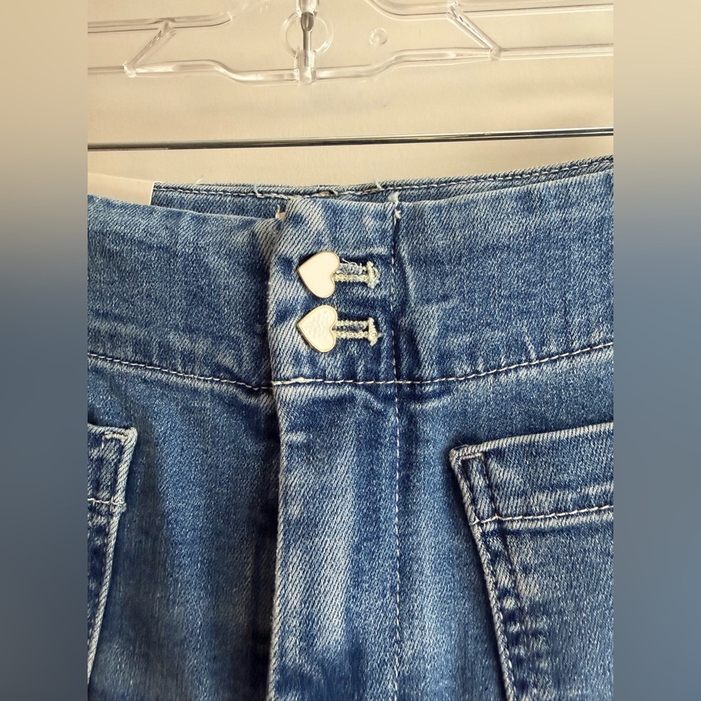 Maeve Collete Crop High-Rise Wide Leg Jeans Size 24 Jadore Wash - Picture 3 of 6
